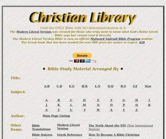 Christianlibrary.org(Free Christian Library On) Screenshot