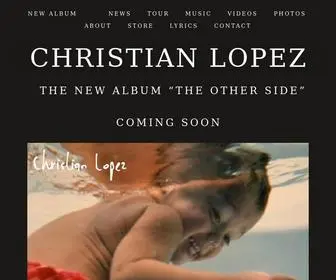 Christianlopezmusic.com(Christian Lopez) Screenshot