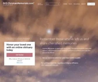 Christianmemorials.com(Online memorials) Screenshot