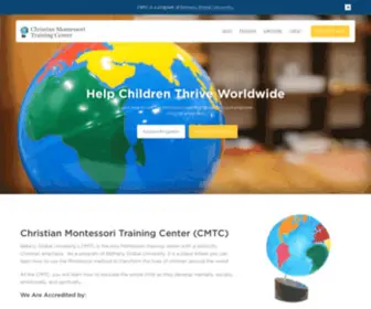 Christianmontessoritraining.org(Christian Montessori Training Center) Screenshot