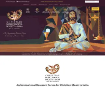 Christianmusicologicalsocietyofindia.com(Christian Musicological Society of India) Screenshot