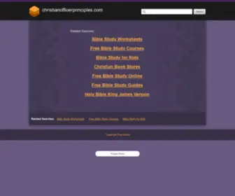 Christianofficerprinciples.com(Christianofficerprinciples) Screenshot