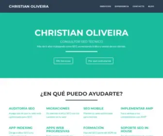 Christianoliveira.com(Christian Oliveira: Consultor SEO técnico) Screenshot