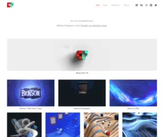 Christianprieto.com(Motion Design Portfolio) Screenshot