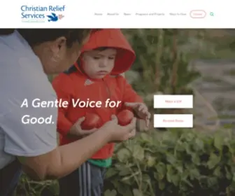 Christianrelief.org(Christian Relief Services) Screenshot