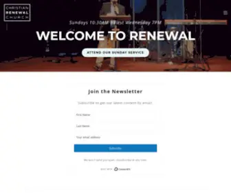 Christianrenewal.org(Christian Renewal Church) Screenshot