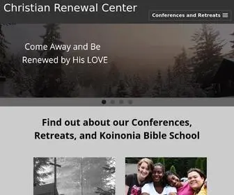 Christianrenewalcenter.org(Christian Renewal Center) Screenshot