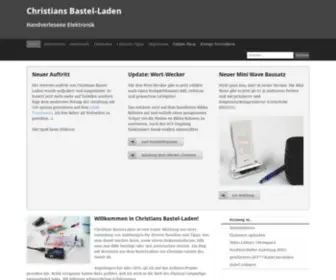 Christians-Bastel-Laden.de(Christians Bastel) Screenshot