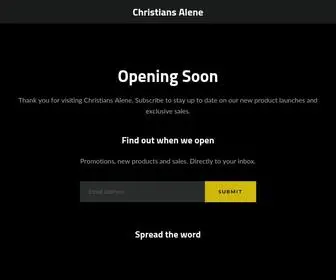 Christiansalene.com(Christians Alene) Screenshot