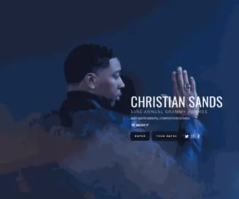 Christiansandsjazz.com(Christian Sands) Screenshot