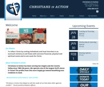 Christiansinaction.us(Christiansinaction) Screenshot