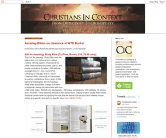 Christiansincontext.com(Christians in Context) Screenshot