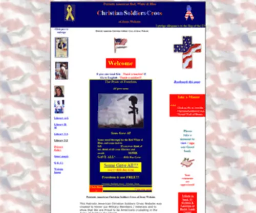 Christiansoldierscross.com(Patriotic Military) Screenshot
