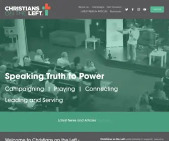 Christiansontheleft.org.uk(Christians on the Left) Screenshot