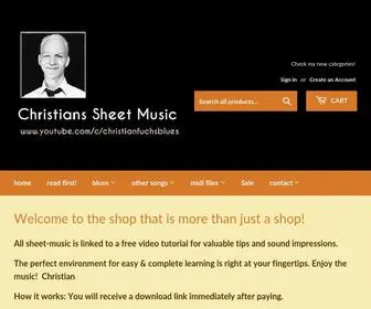 Christianssheetmusic.com(Christians Sheet Music) Screenshot