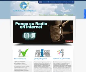 Christianstreamnet.com(Inicio) Screenshot
