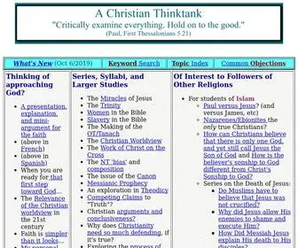 Christianthinktank.com(A Christian Thinktank) Screenshot