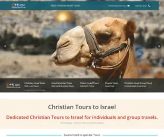 Christiantourstoisrael.com(Christian Tours to Israel) Screenshot