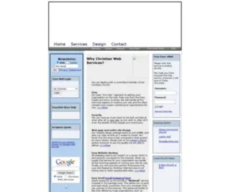 Christianwebservices.co.uk(Christian Web Design Services Serving the Christian Community) Screenshot