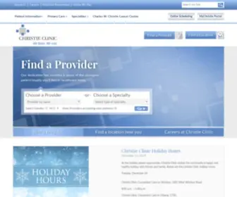 Christieclinic.com(Christie Clinic) Screenshot