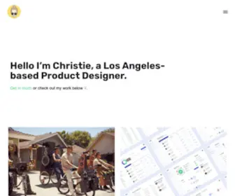 Christieday.com(Los Angeles Product Designer) Screenshot