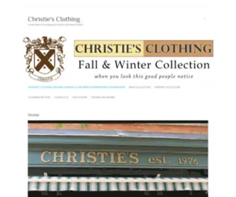 Christiesclothing.com(Christie's Clothing) Screenshot