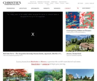 Christiesrealestate.com(Exceptional Luxury Real Estate & Homes for Sale) Screenshot