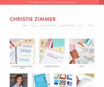 Christiezimmer.com(Christie Zimmer) Screenshot