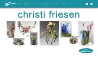 Christifriesen.com(Polymer Clay Tutorials & Workshops) Screenshot