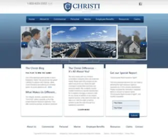 Christiinsurance.com(Christi insurance) Screenshot