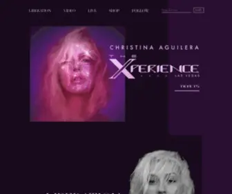 Christinaaguilera.com(Christina Aguilera) Screenshot