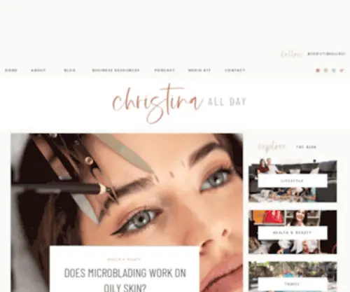 Christinaallday.com(Christinaallday) Screenshot