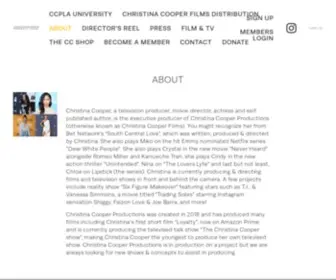 Christinacooperproductions.com(CHRISTINA COOPER PRODUCTIONS LLC) Screenshot