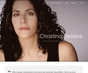 Christinadelaine.com(Christina Delaine) Screenshot