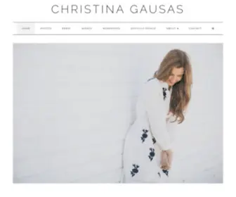 Christinagausas.com(Actor, Writer, Improviser) Screenshot