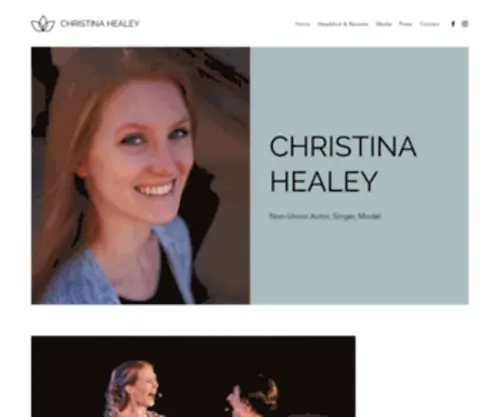 Christinahealey.com(Christina Healey) Screenshot