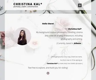 Christinakal.com(Christina Kal) Screenshot