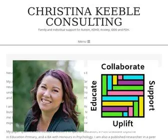 Christinakeeble.com(Christina Keeble Consulting) Screenshot