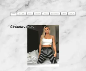 Christinamariemodeling.com(Christina Marie Modeling) Screenshot