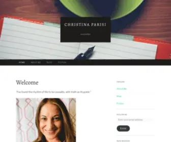 Christinaparisi.com(Christina Parisi) Screenshot