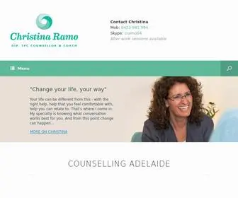 Christinaramo.com.au(Counselling Adelaide) Screenshot