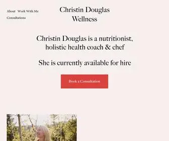 Christindouglaswellness.com(Christin Douglas Wellness) Screenshot