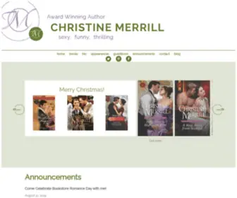 Christine-Merrill.com(Christine Merrill) Screenshot