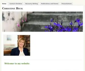 Christinebeck.net(Christine Beck) Screenshot