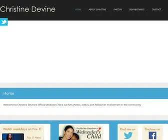 Christinedevine.com(Christine Devine) Screenshot