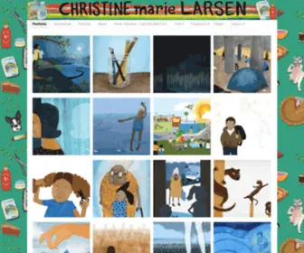 Christinelarsen.com(Christine Marie Larsen) Screenshot