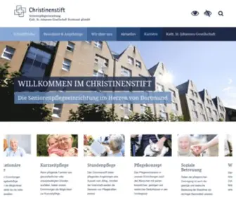 Christinenstift.de(Startseite) Screenshot