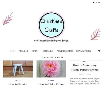 Christines-Crafts.com(This blog) Screenshot