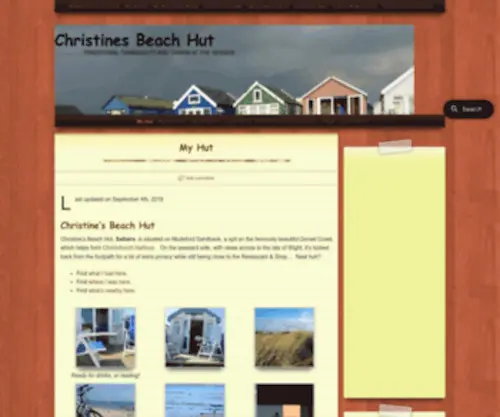 Christinesbeachhut.co.uk(Christines Beach Hut) Screenshot