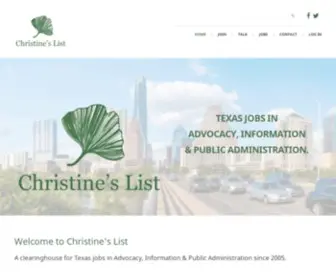 Christineslist.org(Christine’s List) Screenshot